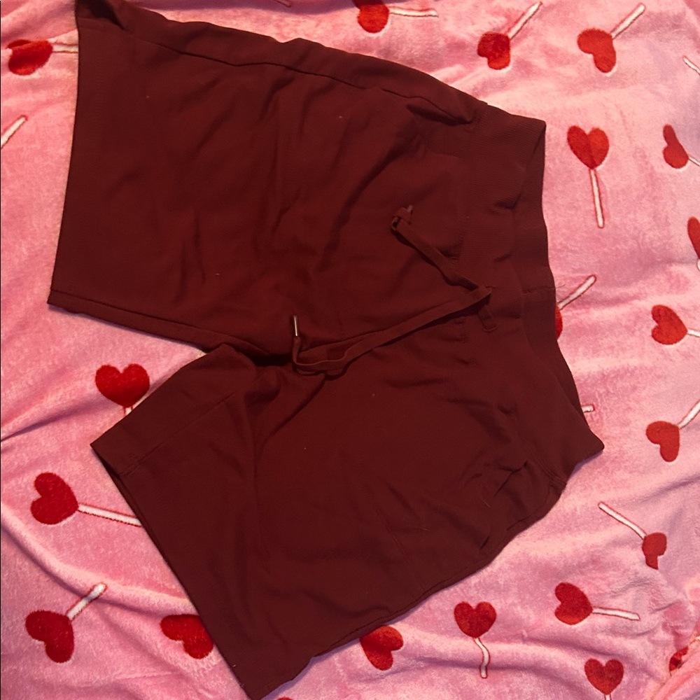 Athletic Works Men's Athletic Shorts - Dark Red